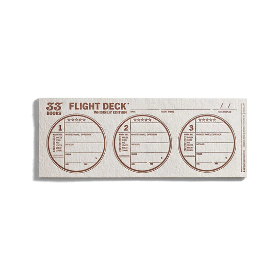 33 Books US – Flight Deck – Whisky Tasting Journal – Essential Companion - Mood4whisky