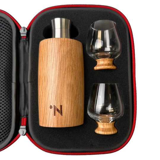 55&46° North – Outdoor Set – American Oak – Gift Box - Mood4whisky