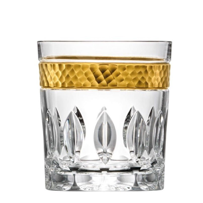 Arnstadt Kristall – Whisky Tumbler – 24 Carat Gold Rim – 320 ml - Mood4whisky