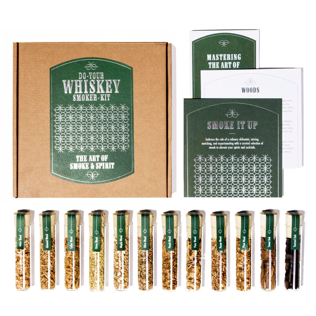Craftly – Whisky Smoker Wood Chips – Hand - Picked Variety – Set of 12 - Mood4whisky