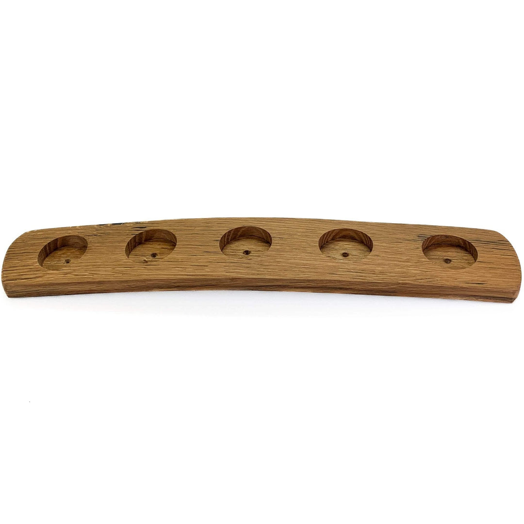 Darach – Glass Holder – Handmade – Old Whisky Barrel Wood – Holds 5 Glasses - Mood4whisky