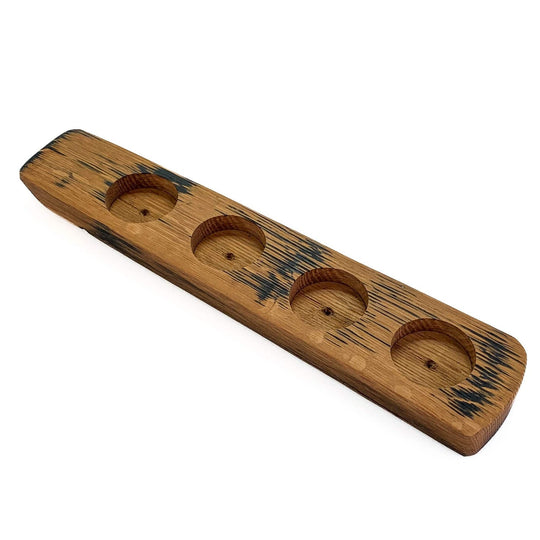 Darach – Glass Holder – Handmade Whisky Barrel – Holds 4 Glasses - Mood4whisky
