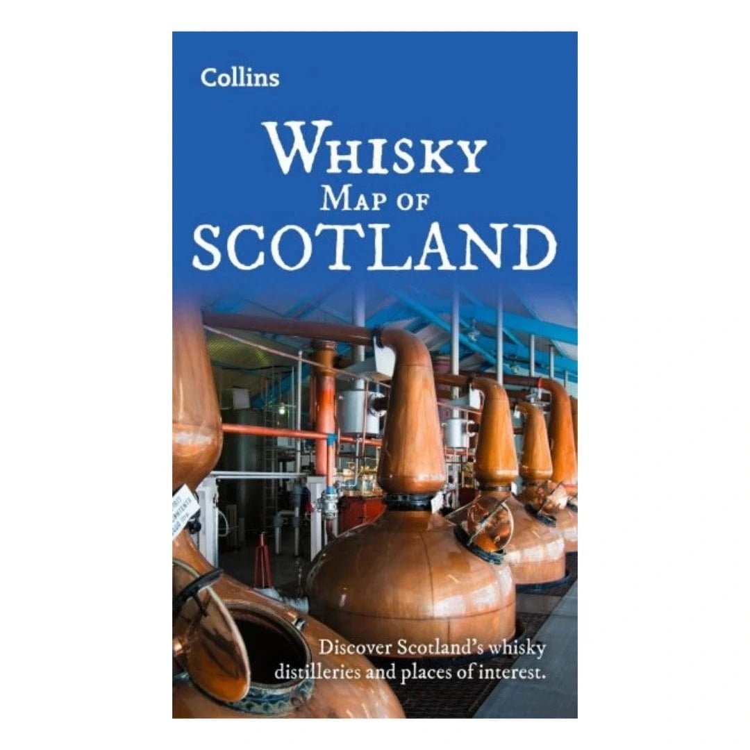 Detailed Whisky Map of Scotland with Over 100 Distilleries - Mood4whisky