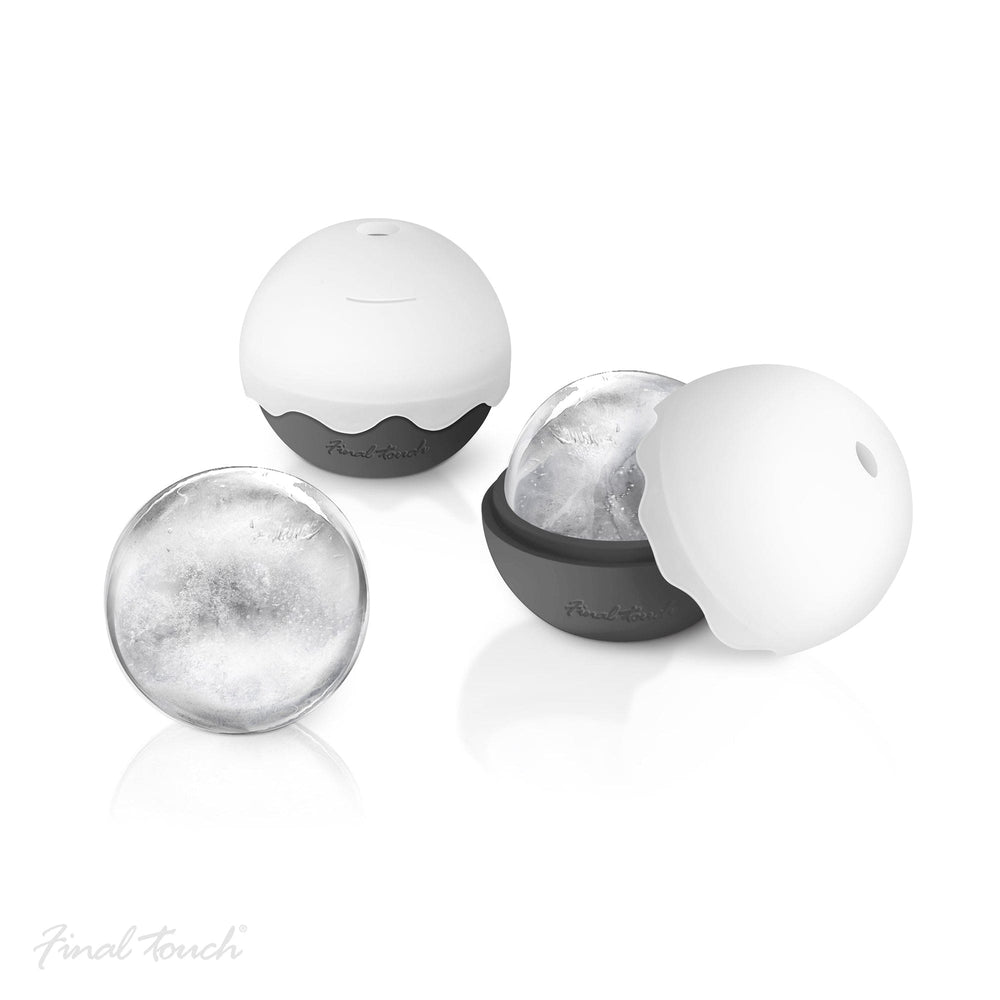 Final Touch – Ice Ball Moulds – Large 2 - Inch – Set of 2 - Mood4whisky