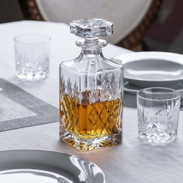 Glencairn – Decanter – Skye Square – Lead Crystal – 750 ml - Mood4whisky