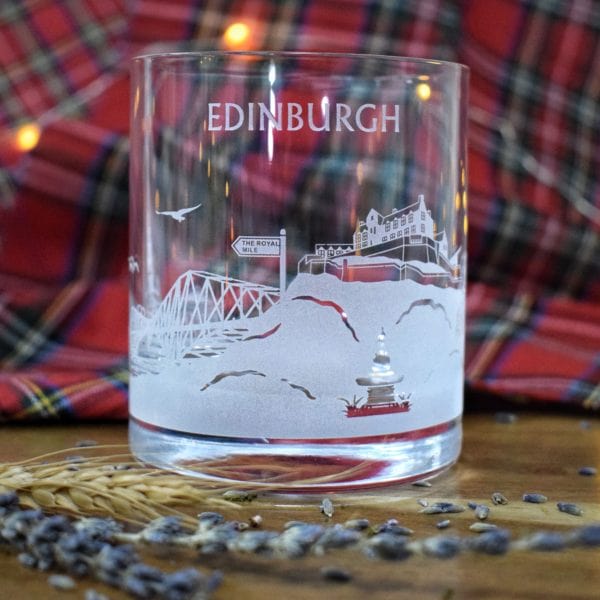 Glencairn – Skyline Tumbler – Engraved Crystal – Gift Box - Mood4whisky