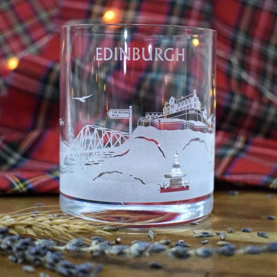 Glencairn – Skyline Tumbler – Engraved Crystal – Gift Box - Mood4whisky