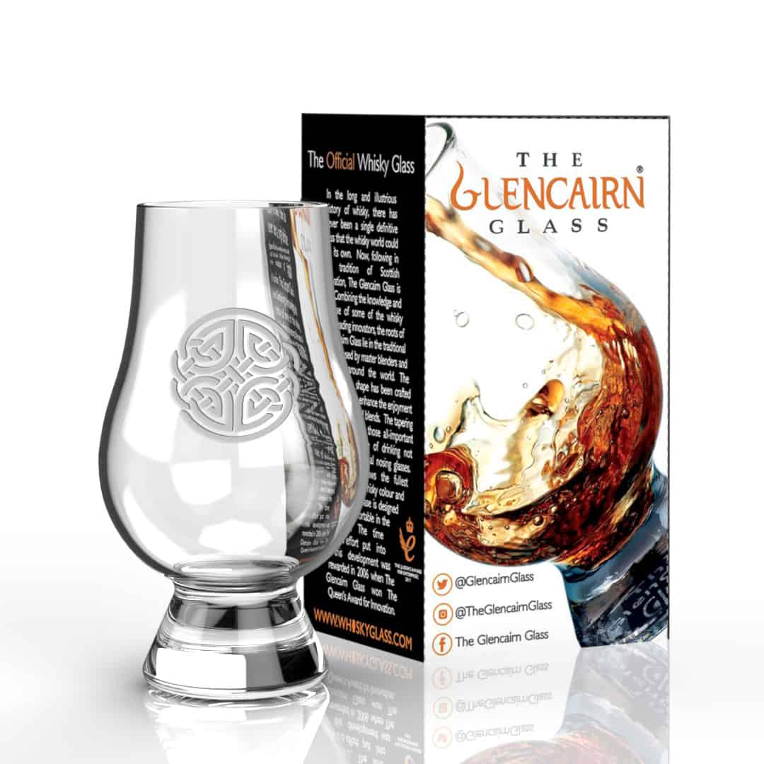 Glencairn – Whisky Glass – Engraved Celtic Knot – Crystal - Mood4whisky