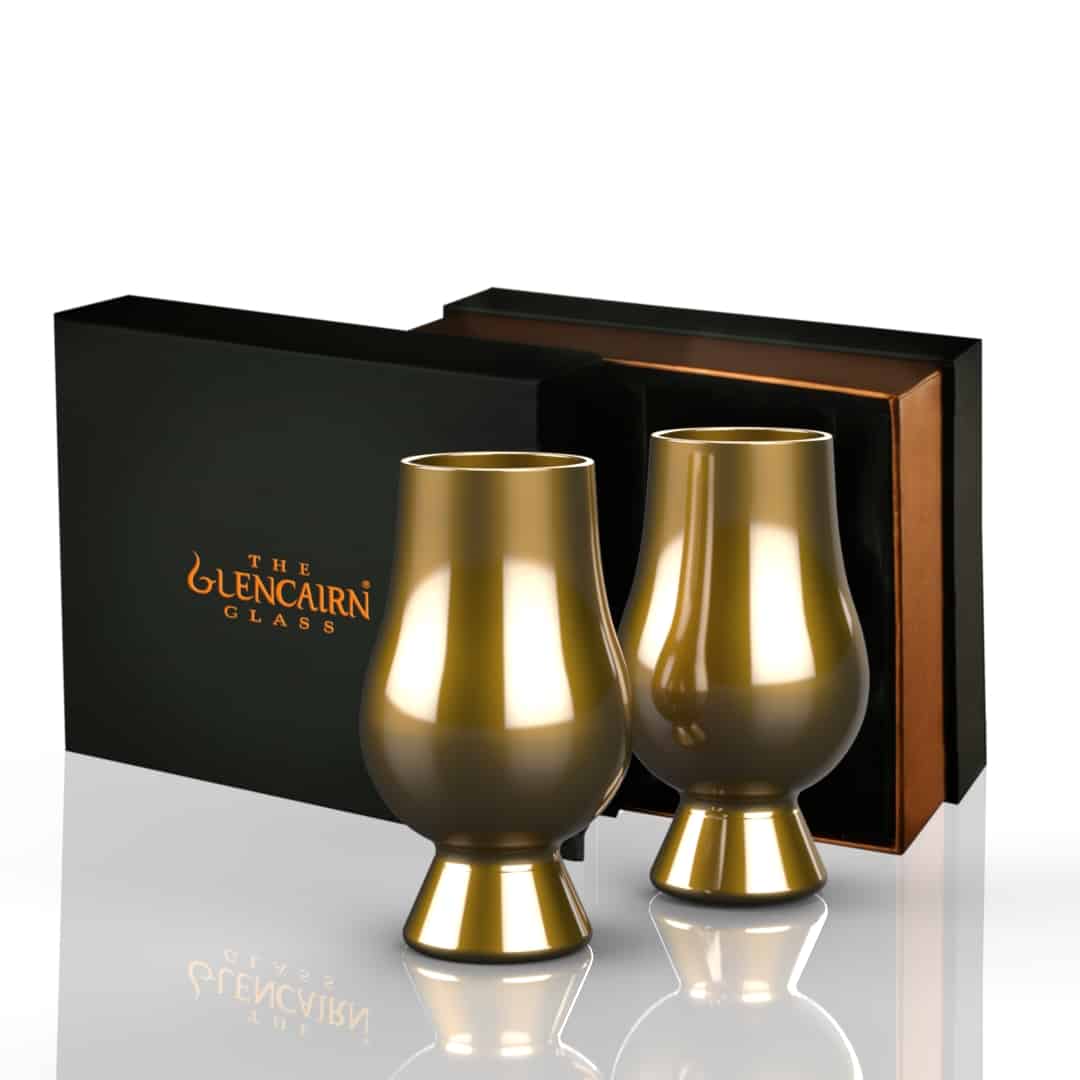 Glencairn – Whisky Glass – Gold Tint – Set of 2 – Blind Tasting - Mood4whisky
