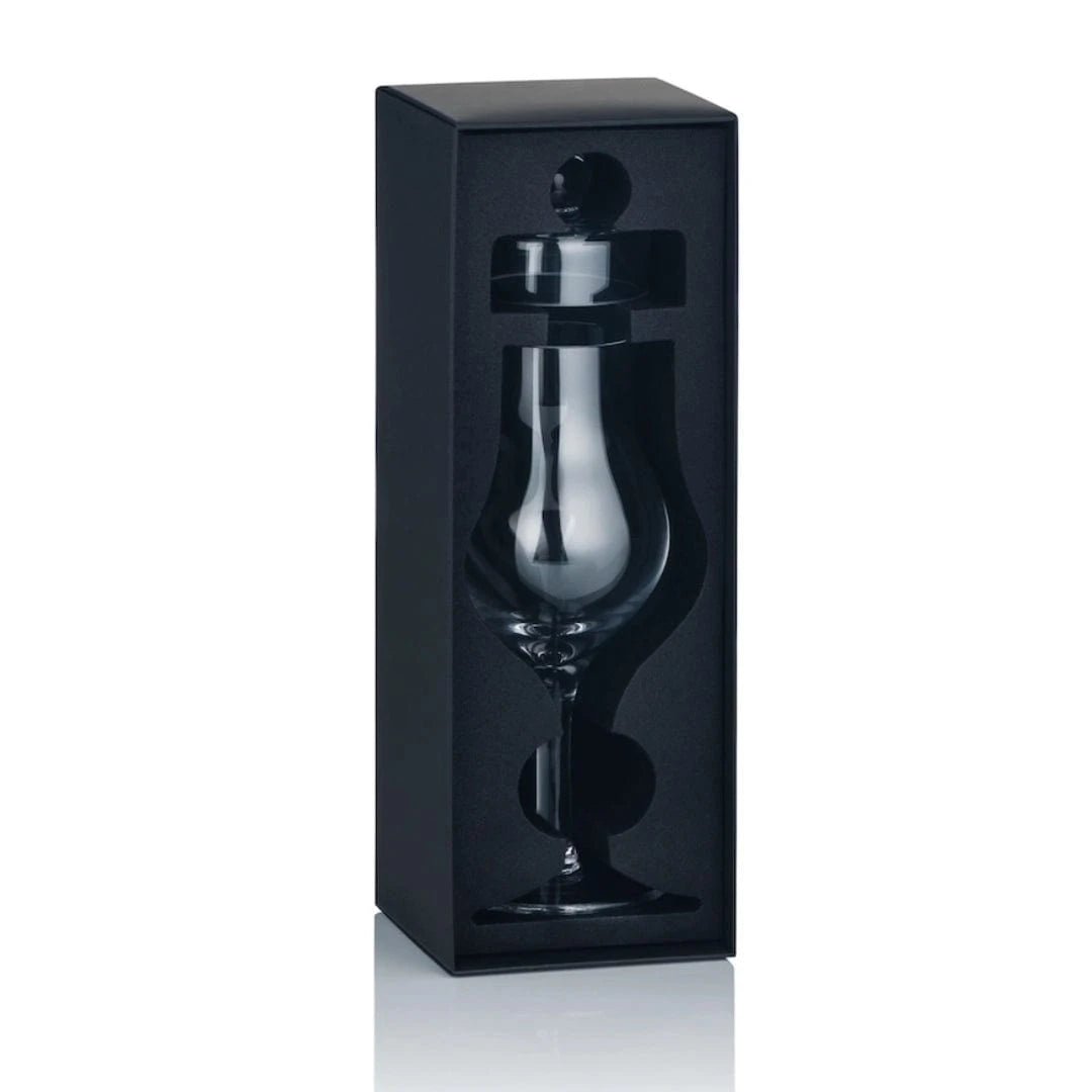 Whisky Glass G100 – 100 ml – with Lid – Hand - Blown – Amber Glass - Mood4whisky