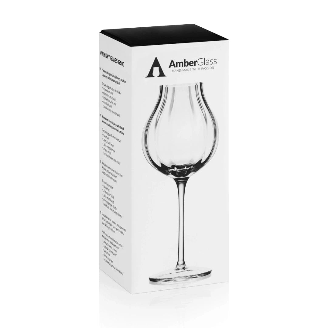 Whisky Glass G600 – 200 ml – Hand - Blown – Amber Glass - Mood4whisky