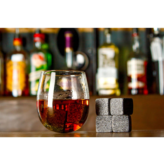 Whisky Rocks – Granite Chilling Stones – Set of 6 – Original Design - Mood4whisky